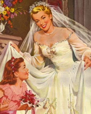 Vintage Bride Paint By Numbers