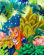 Jungle Tiger Paint by numbers