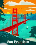 San Francisco California Paint by numbers
