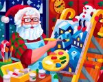 Santa Painting Paint By Numbers
