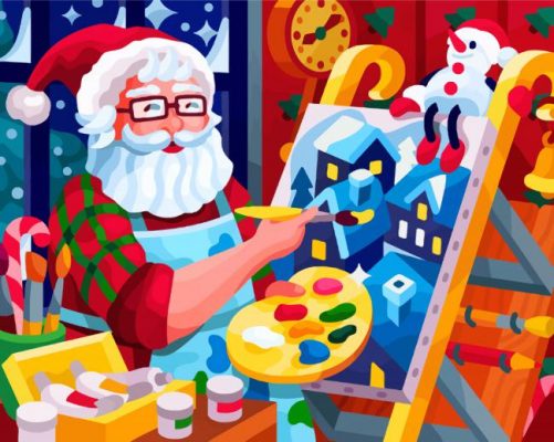 Santa Painting Paint By Numbers
