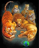 dangerous-cats-paint-by-numbers