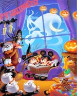Disney Halloween Paint by numbers