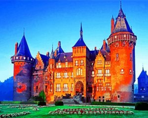 Castle De Haar Utrecht Paint by numbers