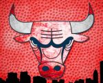 Chicago Bulls Logo Paint by numbers