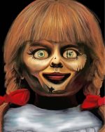 Creepy Annabelle paint by numbers