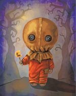 Creepy Sam Trick r Treat Paint by numbers