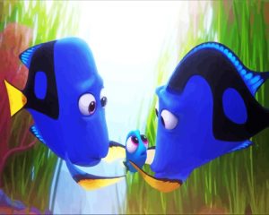 Finding Dory Paint by numbers