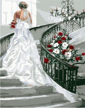 Bride In Wedding Paint By Numbers
