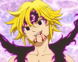 Meliodas Assault Mode Paint by numbers