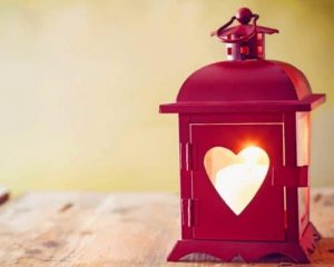 Lantern Flashlight Heart Paint by numbers