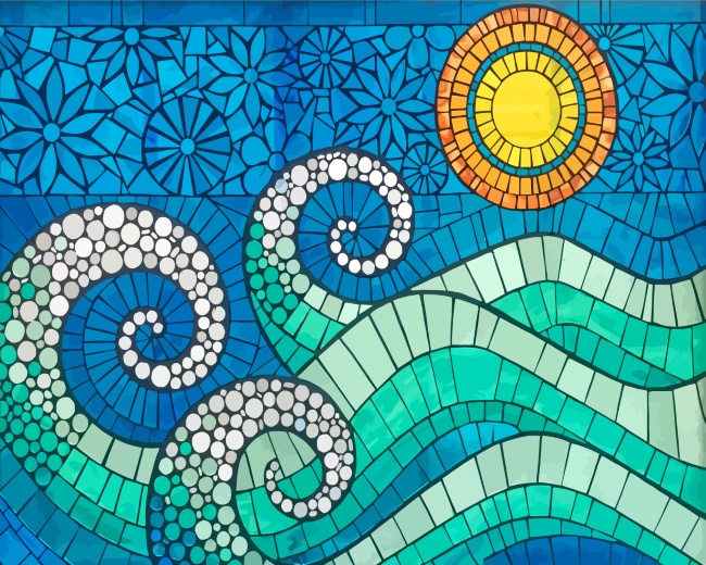 Mosaic-art-paint-by-numbers
