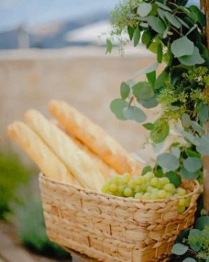 Bread And Grapes Paint by numbers