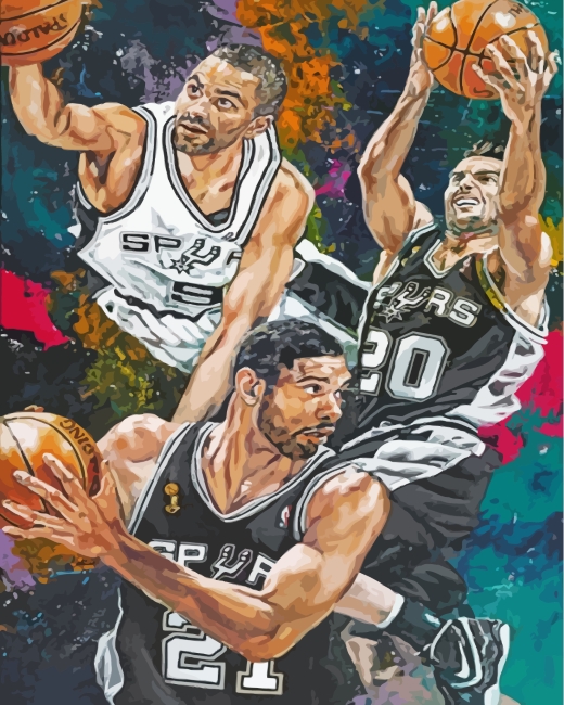 San-Antonio-Spurs-players-paint-by-numbers