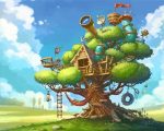 Tree House Paint by numbers