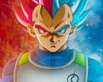Vegeta Dragon Ball Paint by numbers