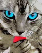 Aesthetic Cat Paint by numbers