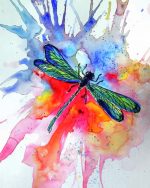 Aesthetic Dragonfly Paint By Numbers