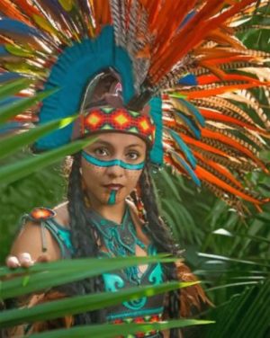 Aztec Woman Paint by numbers