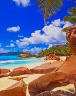 Praslin Island Seychelles Paint by numbers