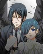 Black Butler Japanese Anime Paint by numbers