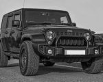 Black Jeep SUV Paint by numbers