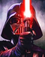 Darth Vader Star Wars paint by numbers
