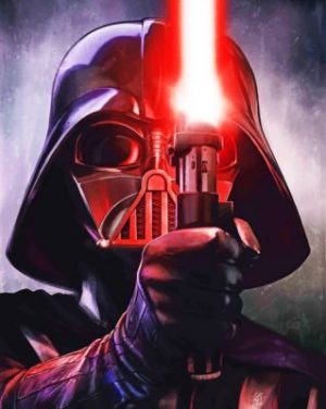 Darth Vader Star Wars paint by numbers