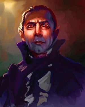 Dracula Illustration Paint by numbers