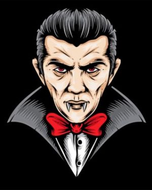 Dracula Illustration Paint by numbers