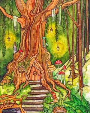 Enchanted Forest Paint by numbers