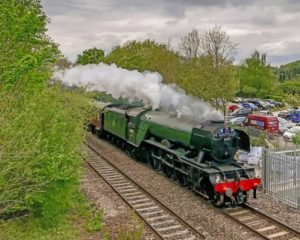 Flying Scotsman Train Paint by numbers