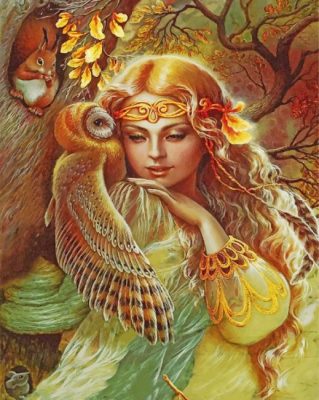 Forest Queen Paint by numbers