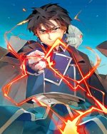 Fullmetal Alchemist Colonel Roy Paint by numbers