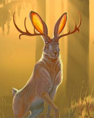 Fantastic Jackalope Paint by numbers