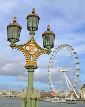 London Eye And Lantern Paint by numbers