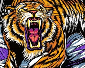 Lsu Logo Paint by numbers