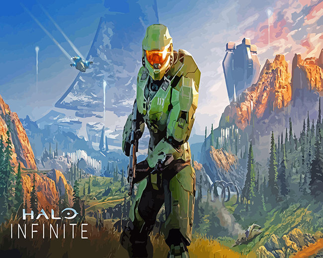 Master Chief Paint By Numbers
