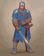 medieval-guard-paint-by-numbers