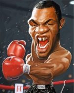 Mike Tyson Paint by numbers
