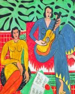 Musician Women Matisse paint by numbers