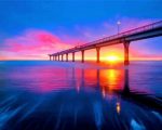 New Brighton Pier New Zealand Paint by numbers