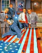 Obama Malcolm X Martin Luther King Paint by numbers