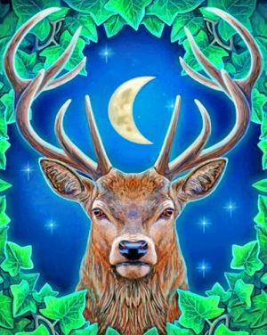 stag-animal-paint-by-numbers