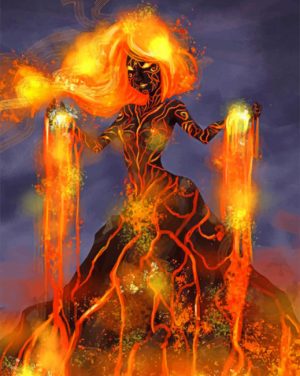 volcano-woman-paint-by-numbers