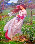 Windflowers John William Waterhouse Paint by numbers