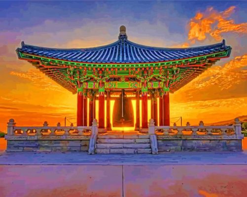 Aesthetic Korean Friendship Bell Paint By Numbers
