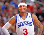 Allen Iverson Basketball paint by number