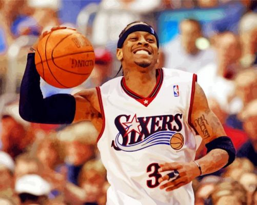 Allen Iverson paint by numbers