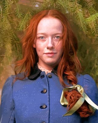 Amybeth McNulty Anne Shirley paint by numbers
